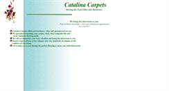 Desktop Screenshot of catalinacarpets.com